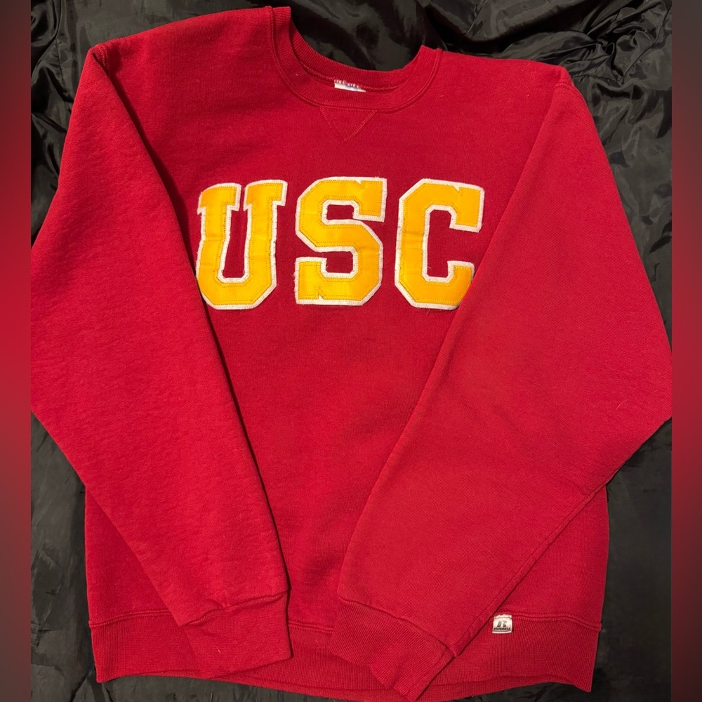 Vintage USC Trojans Sweatshirt Mens Medium Crew Neck